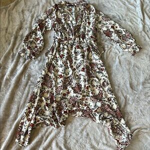 Banana republic maxi paisley floral dress